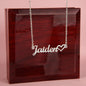 Personalized Graduation Heart Necklace - Cherish the Lessons, Memories, and Friendships