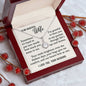 My Beautiful Wife - Smile Brightens Darkest Days - Eternal Hope Necklace