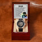 For My Husband Men's Openwork Watch + MC