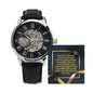 Commemorative Graduation Watch - Men's Openwork Watch