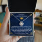 Happy Graduation - She Dared to Believe - Love Knot Necklace
