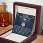 Happy Graduation - She Dared to Believe - Love Knot Necklace