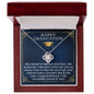 Happy Graduation - She Dared to Believe - Love Knot Necklace