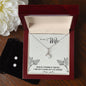 For My Wife Alluring Beauty + Clear CZ Earrings