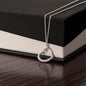 Happy Birthday My Love - Delicate Heart Necklace