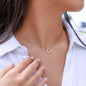 Happy Birthday My Love - Delicate Heart Necklace