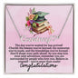 Personalized Graduation Heart Necklace - Cherish the Lessons, Memories, and Friendships