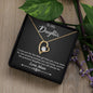 For My Daughter Forever Love Necklace with On Demand Message Card