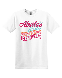 Load image into Gallery viewer, Abuela&#39;s Stories More Entertaining than Telenovelas Unisex T-shirt
