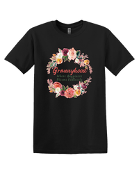 Load image into Gallery viewer, Grannyhood Where Happiness Blooms Endlessly Unisex T-shirt

