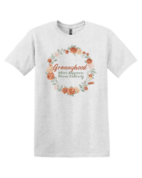 Load image into Gallery viewer, Fall Grannyhood Where Happiness Blooms Endlessly Crewneck T-shirt
