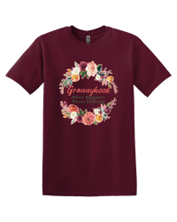 Load image into Gallery viewer, Grannyhood Where Happiness Blooms Endlessly Unisex T-shirt
