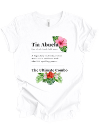 Load image into Gallery viewer, Tia Abuela - The Ultimate Combo - Premium Crewneck T-shirt
