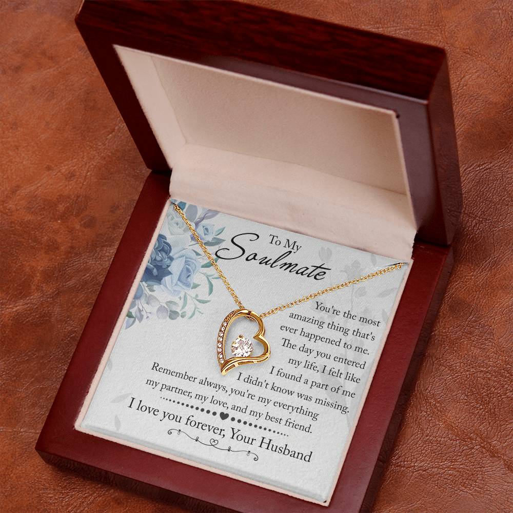 My Soulmate - A Part I Didn't Know was Missing - Forever Love Necklace