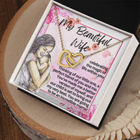 Load image into Gallery viewer, My Beautiful Wife - Mom to Be - Pregnancy - Interlocking Hearts
