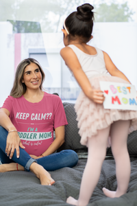 Load image into Gallery viewer, Keep Calm I&#39;m a Toddler Mom Premium Crewneck T-shirt
