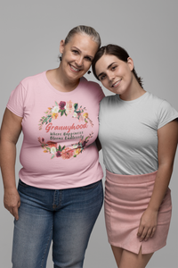 Load image into Gallery viewer, Grannyhood Where Happiness Blooms Endlessly Unisex T-shirt
