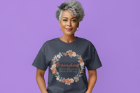 Load image into Gallery viewer, Fall Grannyhood Where Happiness Blooms Endlessly Crewneck T-shirt
