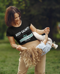 Load image into Gallery viewer, Keep Calm I&#39;m a Toddler Mom Premium Crewneck T-shirt
